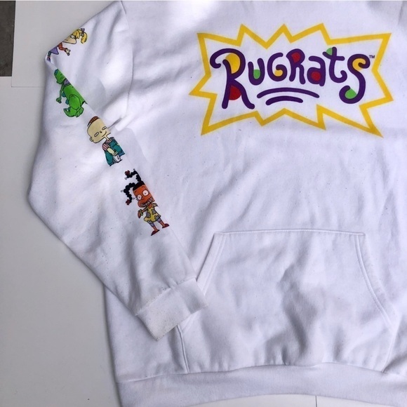 Nickelodeon RUGRATS white hoodie unisex size xl - Picture 3 of 12
